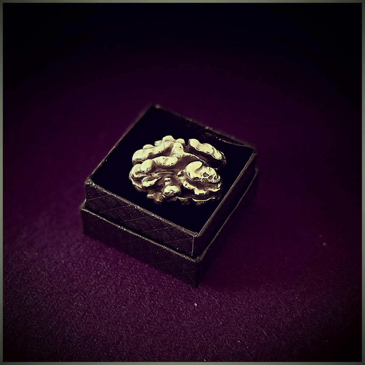 Walnut Core Cast Bronze Shells